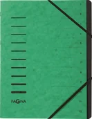 Teczki i skoroszyty - Pagna Teczka 12 Fächer 1-12 grün 40059-03 - miniaturka - grafika 1