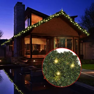 vidaXL vidaXL Świąteczna girlanda z lampkami LED 5 m 242423 - Ozdoby bożonarodzeniowe vidaXL vidaXL Świąteczna girlanda z lampkami LED 5 m 242423 - Ozdoby bożonarodzeniowe - miniaturka - grafika 2