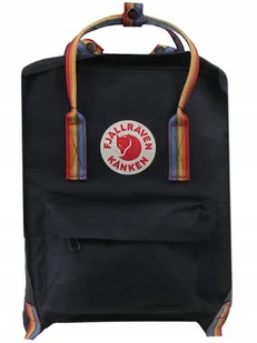 Fjallraven, Plecak, Kanken Rainbow 550-907, czarny, 16L - Plecaki - miniaturka - grafika 5