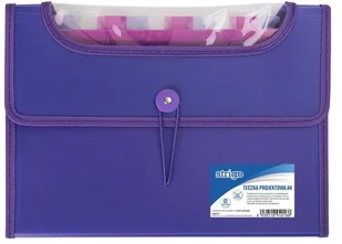 PUKKA Teczka z gumką Pp A4/25mm/12przegr Pukka Fio Fol - Artykuły biurowe - miniaturka - grafika 2