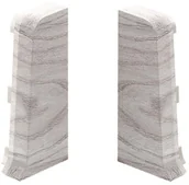 Listwy przypodłogowe - VOX Zakończenia do listwy przypodłogowej Esquero Duo 656 Wiąz Szary 2 szt. Vox - miniaturka - grafika 1