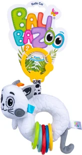 Dumel Dumel Bali Bazoo Zawieszka Kotek z Grzechotką - Gryzaki dla dzieci - miniaturka - grafika 7