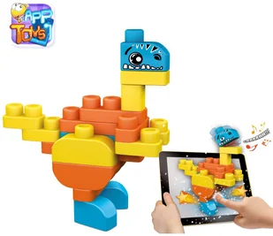 Chicco KLOCKI Dinozaury 30 el 6811 - Klocki - miniaturka - grafika 2