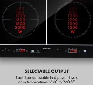Płyta elektryczna Klarstein GQY6-VarioCook-Neo - Płyty elektryczne - miniaturka - grafika 3