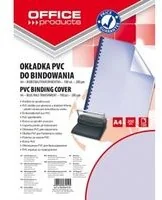 OFFICE PRODUCTS OKŁADKI DO BINDOWANIA OFFICE PRODUCTS PVC A4 200MIKR. 100SZT. NIEBIESKIE TRANSPARENTNE zakupy dla domu i biura 20222015-01 - Akcesoria do laminatorów - miniaturka - grafika 2