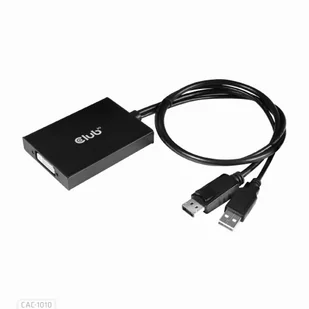Club 3D CAC-1010 adapter DisplayPort > DVI-D (Active Dual) CAC-1010 - Adaptery i przejściówki - miniaturka - grafika 2