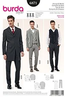 Akcesoria i części do maszyn do szycia - Burda burda wykrój garnitur i kamizelka 6871 - miniaturka - grafika 1
