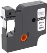 Etykiety do drukarek - Dymo Zamiennik taśmy D1 45010 12mm przeźroczysta/czarny - miniaturka - grafika 1