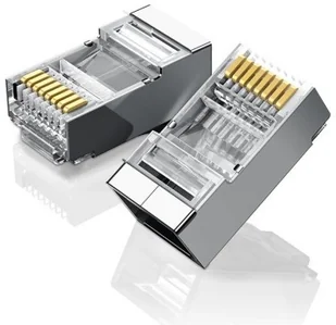 Ugreen Metalowa wtyczka RJ45 UGREEN Ethernet 8P/8C Cat.6 UTP 10szt 20333 - Wtyczki i adaptery - miniaturka - grafika 3