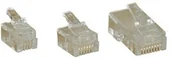 Kable miedziane - InLine Wtyk modułowy  6p4 °C RJ11 płaski przewód do zaciskania na  10er Pack, 10 szt. 73014 - miniaturka - grafika 1