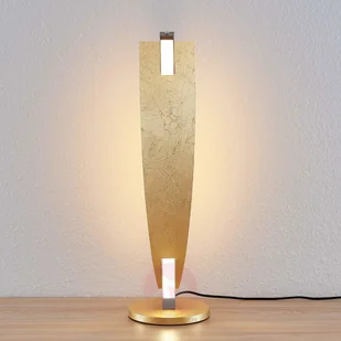 Lampenwelt COM Lampa stołowa LED Marija, szlachetne złoto - Lampy stojące - miniaturka - grafika 5