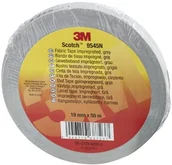 Taśmy klejące - Scotch 9545 N G19 taśma klejąca z tkaniny, 1 rolka, 19 MM X 50 m, szara 9545N G19 - miniaturka - grafika 1