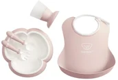 Zestawy naczyń dla dzieci - Baby Bjorn Zestaw obiadowy, Powder Pink - miniaturka - grafika 1