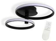 Lampy ścienne - BERGE LAMPA LED TORONTO SUFITOWO - ŚCIENNA 40W CZARNA - MULTIKOLOR (3000-6000K) + PILOT LAMPA-B7209 - miniaturka - grafika 1