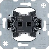Wyłączniki światła i elektryczne - Berker Łącznik 1-klawiszowy przyciskowy 503101 - miniaturka - grafika 1