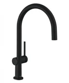 Baterie kuchenne - Hansgrohe Talis M54 Bateria kuchenna czarny mat 72843670 - miniaturka - grafika 1