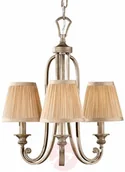Lampy sufitowe - Elstead Lighting Abbey 3Lt Chandelier FE/ABBEY3 Elstead lampa wisząca abażurowa stylowa FE/ABBEY3) - miniaturka - grafika 1