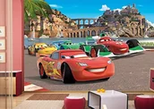 Wyposażenie pokoiku dziecięcego - Disney AG Design FTD 2221 Cars, papier foto tapeta 360 x 254 cm 4 części, papier, wielokolorowa, 0,1 x 360 x 254 cm FTD 2221 - miniaturka - grafika 1