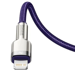 Baseus Kabel Baseus Cafule Metal USB-C do Lightning 20W 2m, fioletowy 6953156202122 - Kable komputerowe i do monitorów - miniaturka - grafika 11