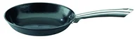 Patelnie - GSW 714242 patelnia z odlewu stalowego profesjonalnie bez pokrywki, czarna, 24 cm 714242 - miniaturka - grafika 1