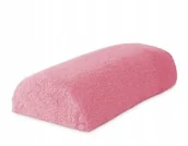 Pozostałe akcesoria kosmetyczne - Poduszka podkładka do manicure różowa frotte - miniaturka - grafika 1