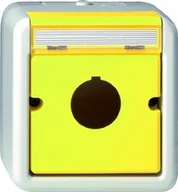 Pozostałe oświetlenie - Gira 027130 Włącznik obudowa z 22.5 MM wassergeschutz natynkowy, szary - miniaturka - grafika 1