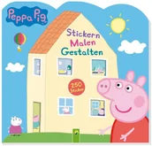 Pozostałe książki - Peppa Pig Stickern Malen Gestalten (niemiecki) - miniaturka - grafika 1