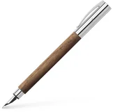 Pióra wieczne - Faber Castell Pióro wieczne Ambition - Walnut Wood F 148580 - miniaturka - grafika 1