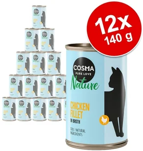 Cosma Megapakiet Nature 24 x 140 g Tuńczyk pacyficzny - Mokra karma dla kotów - miniaturka - grafika 2