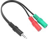 Akcesoria do Playstation - SPEEDLINK SL-450103-BK Trax Headset Adapter, połączenie zestawów słuchawkowych stereo z gamepadem DUALSHOCK4 do PS4 czarny INT-SL-450103-BK - miniaturka - grafika 1