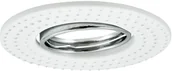 Oprawy, klosze i abażury - Polux Oczko podtynkowe 1x5W LED 12V FOBOS biały/srebrny 310279 SANICO 310279 - miniaturka - grafika 1