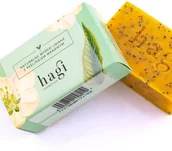 Mydła - hagi Naturalne mydło lniane z peelingiem makowym 100g Hagi - miniaturka - grafika 1