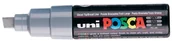 Markery permanentne - Uni Marker Posca PC-8K z farbą plakatową szary MAP.611 - miniaturka - grafika 1