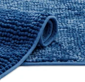 Dywaniki łazienkowe - AmeliaHome Dywanik łazienkowy Bati granatowy, 50 x 70 cm - miniaturka - grafika 1