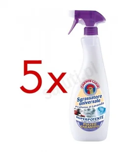Chanteclair Chante Clair Sgrassatore Universale Lawenda - włoski odtłuszczacz (5 x 625 ml) B8BC-4272A_20170523151135 - Środki do kuchni i łazienki Chanteclair Chante Clair Sgrassatore Universale Lawenda - włoski odtłuszczacz (5 x 625 ml) B8BC-4272A_20170523151135 - Środki do kuchni i łazienki - miniaturka - grafika 1