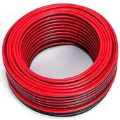 Kable - Seki Przewód głośnikowy 25 m  2 X 1,5 mm  100% CCA MIEDŹ; kabel audio czerwony/czarny 312008 - miniaturka - grafika 1