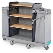 Wózki serwisowe - TTS TTS GREEN Hotel 925 - wózek hotelowy do sprzątania 0H003925-GH925 - miniaturka - grafika 1