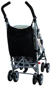 Akcesoria do wózków - Sunnybaby Sunny Baby 19277 Wózek-siatka na zakupy z ochrona przed wzrokiem i zapięcia z przetyczką, czarna - miniaturka - grafika 1