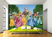 Fototapety - AG Design ftdn5067 Disney księżniczki, fototapeta z włókniny, 4 części, 360 x 270 cm Multicolor FTDN5067 - miniaturka - grafika 1