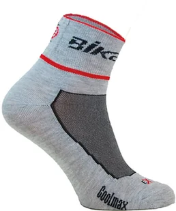 Skarpety Rowerowe Termoaktywne Coolmax 39-42 szary - Skarpetki kolarskie - miniaturka - grafika 2
