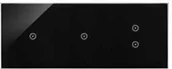 Wyłączniki światła i elektryczne - Simon Panel dotykowy Simon 54 Touch DSTR3113/73 S54 Touch 3 moduły 1 pole dotykowe + 1 pole dotykowe + 2 pola dotykowe pionowe zastygła lawa - miniaturka - grafika 1
