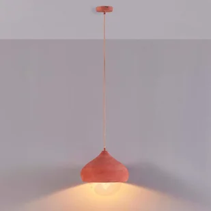Lampenwelt Piękna lampa wahadłowa Fiona, terracotta - Lampy sufitowe - miniaturka - grafika 3