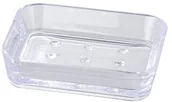 Mydelniczki i dozowniki mydła - Wenko WENKO 20301100 półka na mydło Candy przezroczysty  miska na mydło, polistyren, 12 x 2.8 x 8.9 cm, przezroczysty 20301100 - miniaturka - grafika 1
