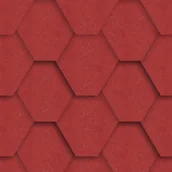 Pokrycia dachowe - IZOLMAT Gont bitumiczny HEXAGONALNY 3 m2 IZOLMAT - miniaturka - grafika 1