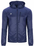 Kurtki i kamizelki sportowe męskie - IZAS IZAS Męska bardzo lekka i wiatroszczelna kurtka. wielokolorowa niebieski (Azul Noche Oscuro) S 8434076425573 - miniaturka - grafika 1