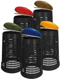 Stojak Na Worki Ruff Czarny, Pokrywa Zielona - Kosze na śmieci - miniaturka - grafika 2