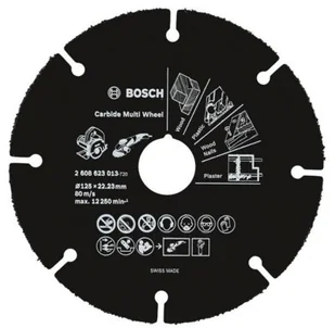 Bosch Tarcza uniwersalna 125 mm - Materiały ścierne - miniaturka - grafika 4