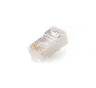 Gembird wtyk RJ45 FTP ekranowany kat 6 8P8C 50szt PLUG6SP/50 - Wtyczki i adaptery - miniaturka - grafika 2