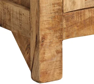 vidaXL Kredens z półkami wykonany z drewna mango, 65x30x180 cm - Kredensy - miniaturka - grafika 7