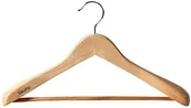 Wieszaki i stojaki - Perfetto Pi 0506b wieszaki na ubrania z drewna, szerokość ramion, 46 cm 0506B - miniaturka - grafika 1